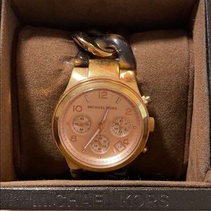 Michael Kors watch braided band links included